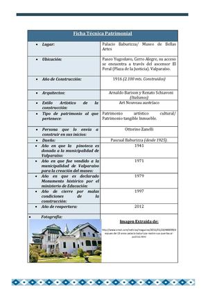 ficha palacio baburriza
