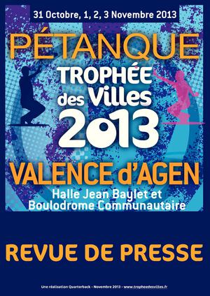 TROPHEE DES VILLES 2013 - REVUE DE PRESSE