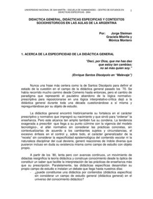 Didáctica General