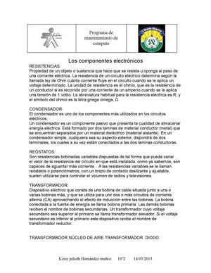 componentes electronicos