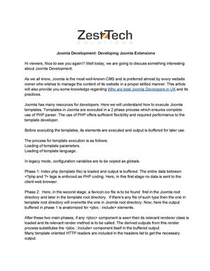 Who are best Joomla Developers in UK