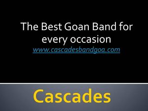 Cascades Band Goa - The Best Goan Wedding Band
