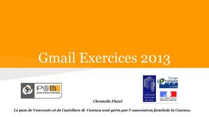 Gmail exercices 2013