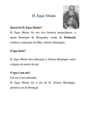 D. Egas Moniz - grupo 4