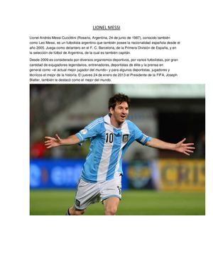 LIONEL MESSI