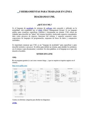 HERRAMIENTAS PARA CREAR DIAGRAMAS UML ON-LINE