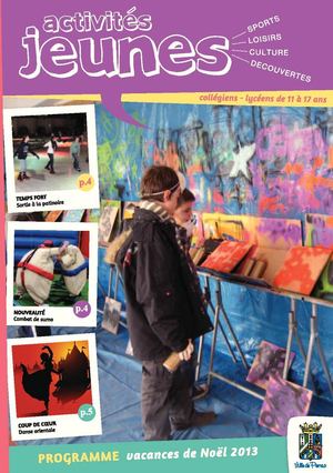 Activités jeunes Noël Pornic 2013