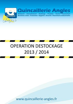 Catalogue Déstockage Quincaillerie Angles