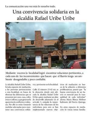 Alcaldia Rafael Uribe Uribe