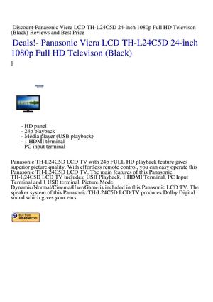 discount-panasonic-viera-lcd-th-l24c5d-24-inch-1080p-full-hd-televison-black-reviews-and-best-price