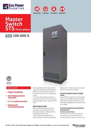 Ecopowersupplies: Riello-Master-Switch-STS-3p