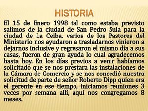 Historia La Cosecha en La Ceiba