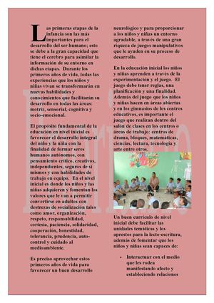 La importancia del Nivel Inicial