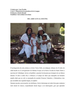 DEL ARHUACO AL ESPAÑOL