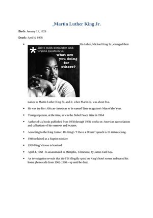 Martin Luther King Jr.