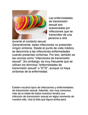 Lista enfermedades venereas