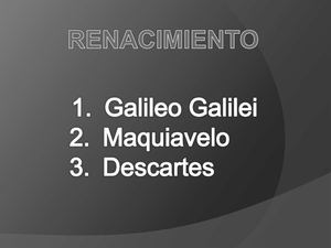 Filósofos del Renacimiento