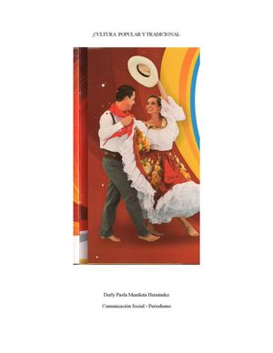 CULTURA  POPULAR Y TRADICIONAL