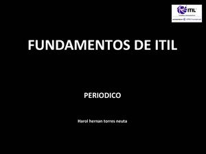 CONCEPTOS BASICOS DE ITIL