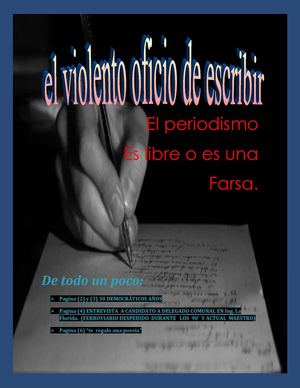 "el violento oficio de escribir"