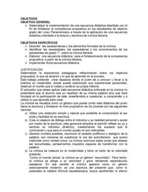 La crónica en la escuela