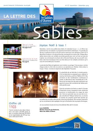 Lettre des Sables n°127 - Novembre/Décembre 2013
