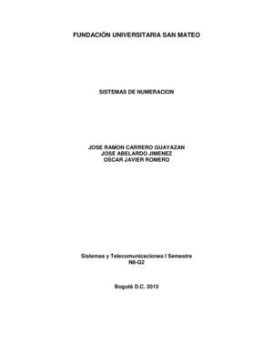 SISTEMAS DE NUMERACIÓN