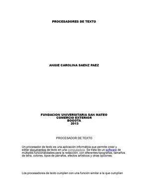 PROCESADORES DE TEXTO
