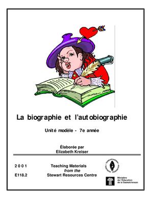 biographie et autobiographie