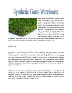 artificial grass Victoria