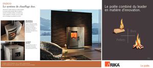 RIKA INDUO - Poêle mixte 