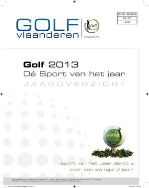 Golfvlaanderen magazine dec/feb. - Jaarboek Sport van het Jaar 2013