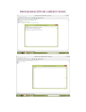Programación en Liberty Basic.