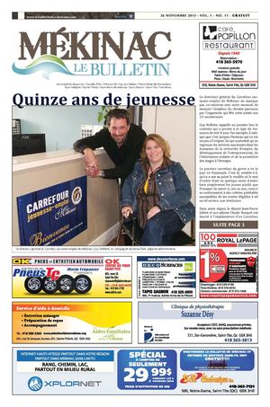 le Bulletin Mékinac - novembre 2013