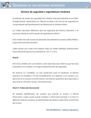 Núcleos de seguridad y seguridad por hardware