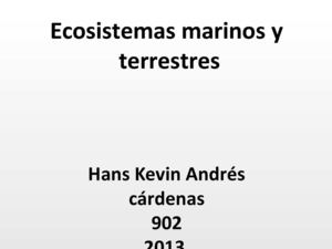 dos tipos de ecosistemas