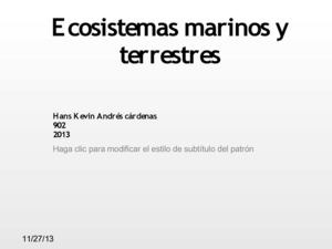 tipos de ecosistemas 