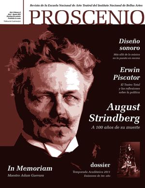 Revista PROSCENIO Año 0 Num. 0 de la ESCUELA NACIONAL DE ARTE TEATRAL