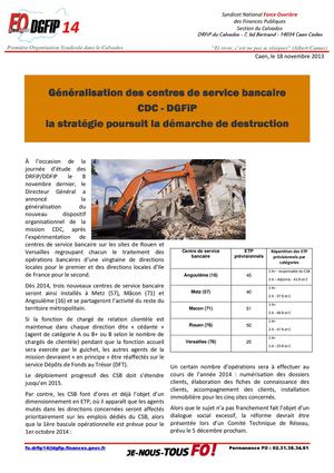 generalisation des CSB CDC DGFiP