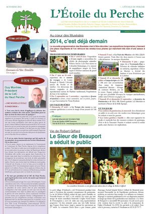 L'étoile du Perche, lettre d'information de la CDC du Haut Perche