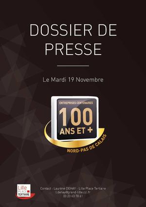 Dossier Presse - Club des Entreprises Centenaires