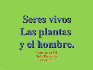 Los chicos de 2° aprendimos de nuestro ambiente.