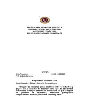 LA SOCIEDAD CONTEMPORANEA