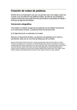 Creación de nubes de palabras