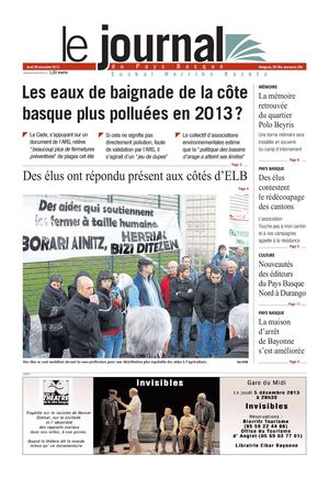 Le Journal du Pays Basque 20131128