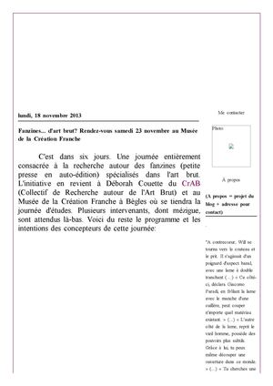 Le Poignard subtil : Art immédiat