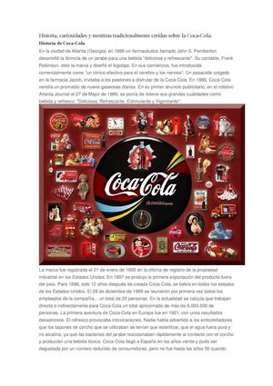 HISTORIA DE COCA COLA 