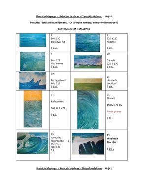 Obras de Mauricio Mayorga en Bogotá