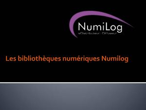 Offre numilog pour les bibliothèques