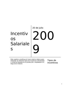Incentivos Laborales